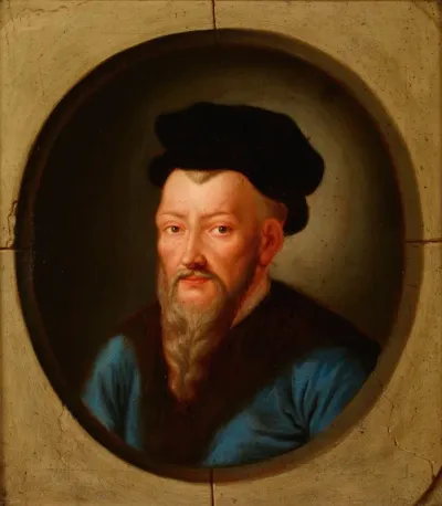 Portrait Of Jan Herburt Ca 1524 1577 Castellan Of Sanok Starost Of Przemysl Secretary Of King Sigismund Augustus