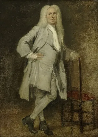 Portrait Of Jan Lepeltak Timber Merchant In Amsterdam Regent Of The Aalmoezeniersweeshuis Orphanage