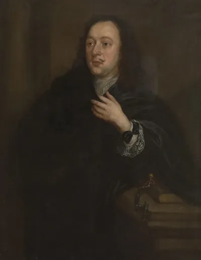 Portrait Of Jan Van De Vijvere Dean Of The Surgeons Guild In Bruges