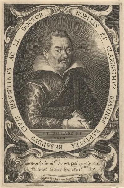 Portrait Of Jean Baptiste Besard