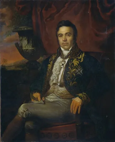 Portrait Of Jean Chretien Baud Governor General Ad Interim Of The Dutch East Indies