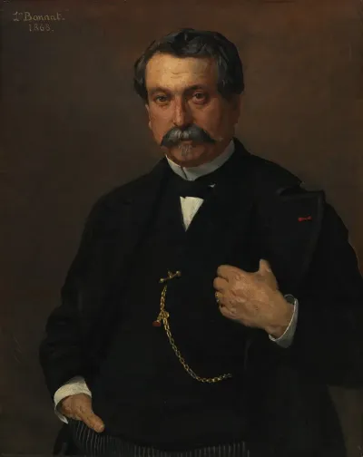 Portrait Of Jean Leglise Merchant Mayor Of Saint Martin De Seignanx