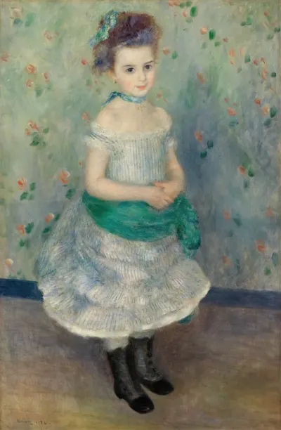 Portrait Of Jeanne Durand Ruel Portrait De Mlle J
