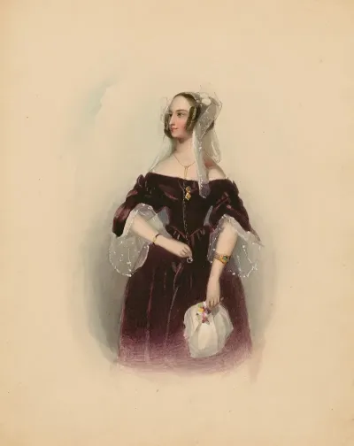 Portrait Of Jessica From Shakespeares Merchant Of Venice