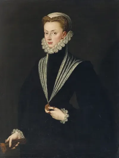 Portrait Of Joanna Of Austria Princess Of Portugal