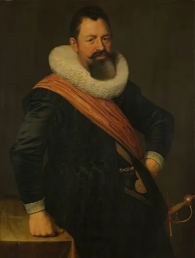 Portrait Of Jochem Hendricksz Swartenhont 1566 1627