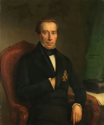 Portrait Of Johan Rudolf Thorbecke Minister Of State And Minister Of The Interior