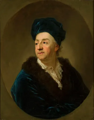 Portrait Of Johann N Schaffgotsch In A Dressing Gown