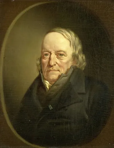 Portrait Of Johannes Kinker Poet And Philosopher Professor At Liege