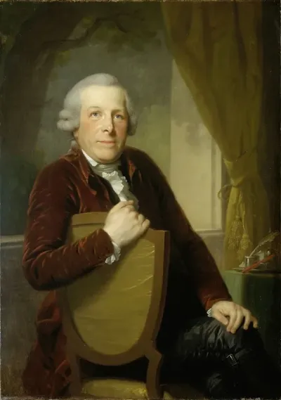 Portrait Of Johannes Lublink Ii Philosopher Writer And Statesman