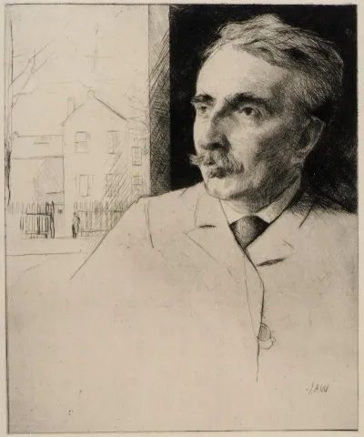 Portrait Of John F Weir