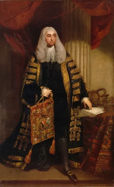 Portrait Of John Fitzgibbon Earl Of Clare 1749 1802