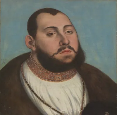 Portrait Of John Frederic The Magnanimous Elector And Duke Of Saxony
