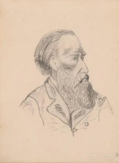 Portrait Of Jozef Ignacy Kraszewski 1812 1887
