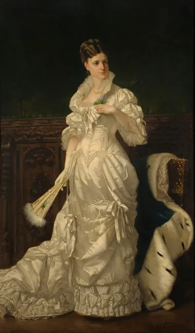 Portrait Of Jozefina Amszynska Nee Guzowska