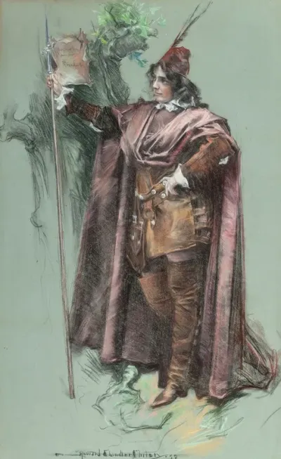 Portrait Of Julia Marlowe As Rosalind In As You Like It