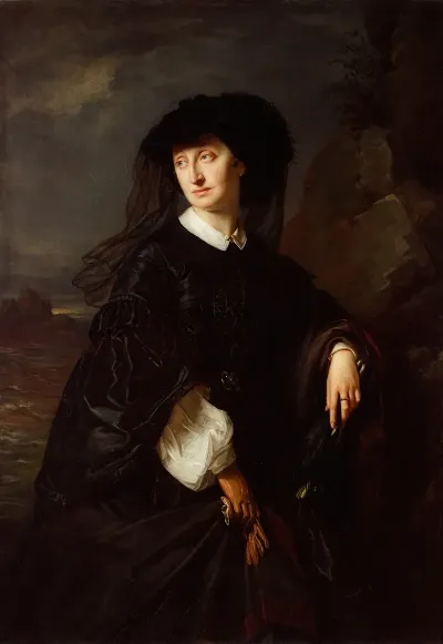 Portrait Of Julia Simmler Nee Hoeggenstaller Artists Wife
