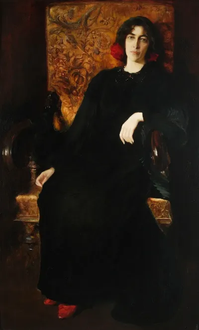 Portrait Of Julia Stabrowska Nee Janiszewska Artists Wife