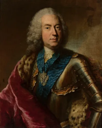 Portrait Of Karl August Rex Saxon Minister