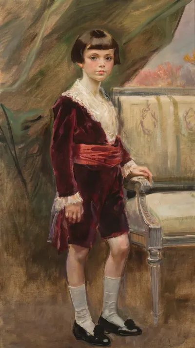 Portrait Of Karol Krystall As A Boy