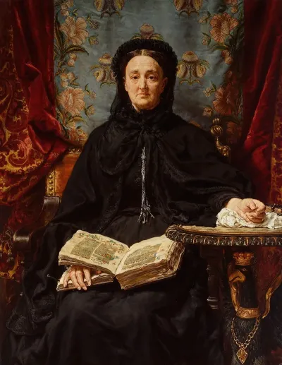 Portrait Of Katarzyna Potocka Nee Branicka 1825 1907 Wife Of Adam