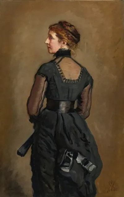 Portrait Of Kate Perugini Daughter Of Charles Dickens