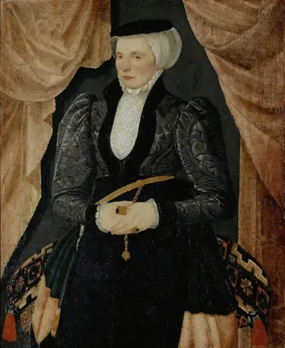 Portrait Of Katharina Aeder Wife Of M Hornlocher