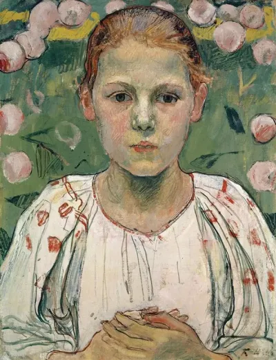 Portrait Of Kathe Von Bach In The Garden