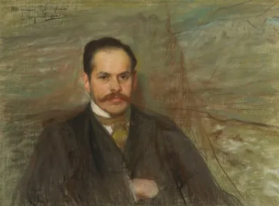 Portrait Of Kazimierz Przerwa Tetmajer