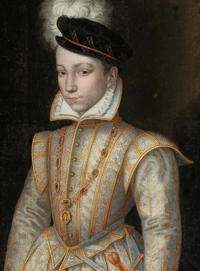 Portrait Of King Charles Ix Of France 1550 1574