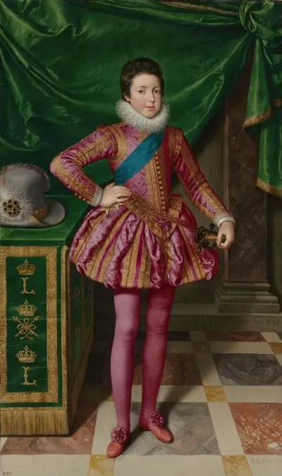 Portrait Of King Louis Xiii Of France