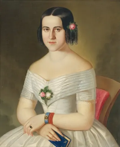 Portrait Of Kornelia Spanyik Bainterova