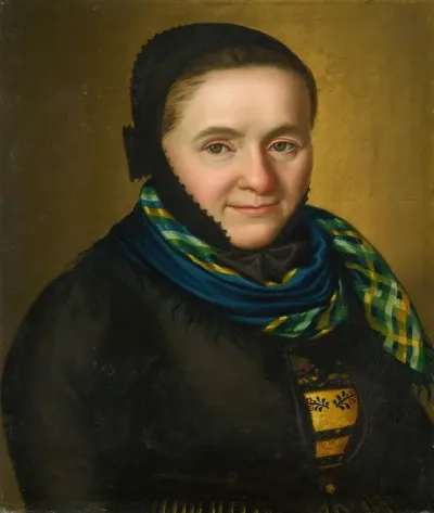 Portrait Of Kreszentia Faller Nee Kesler 1796 1832