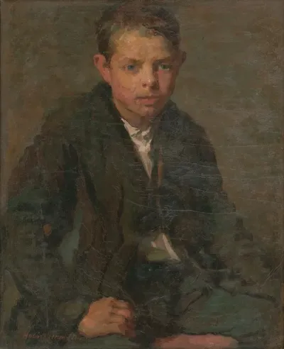 Portrait Of Labourer Boy