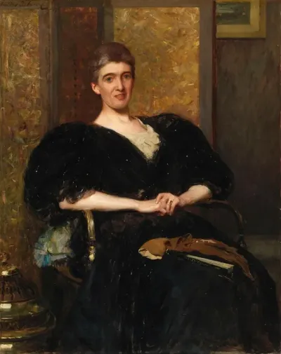 Portrait Of Lady Armstrong Nee Ferrard
