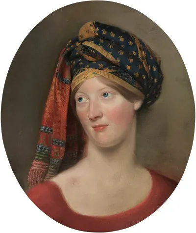 Portrait Of Lady Charlotte Susan Campbell 1775 1861 Daughter Of The 5th Duke Of Argyll