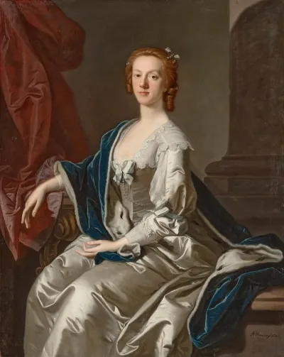 Portrait Of Lady Frances Carteret Later Marchioness Of Tweeddale 1718 1788