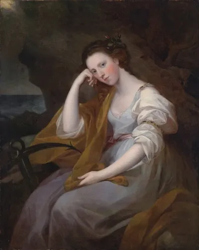 Portrait Of Lady Louisa Leveson Gower As Spes Goddess Of Hope