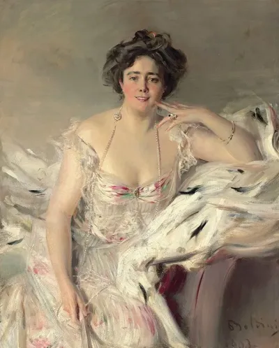 Portrait Of Lady Nanne Schrader Nee Wiborg