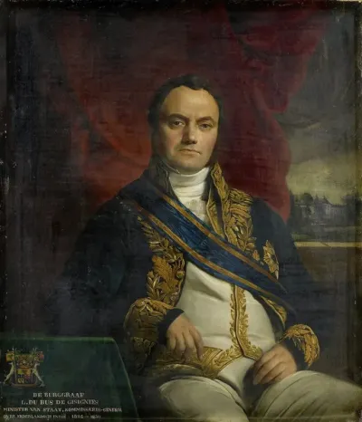 Portrait Of Leonard Pierre Joseph Viscount Du Bus De Gisignies Commissioner General
