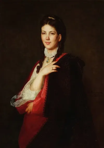 Portrait Of Leonia Bluhdorn Artists Step Daughter