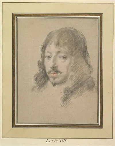 Portrait Of Louis Xiii