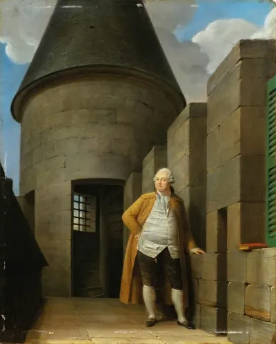 Portrait Of Louis Xvi At The Temple