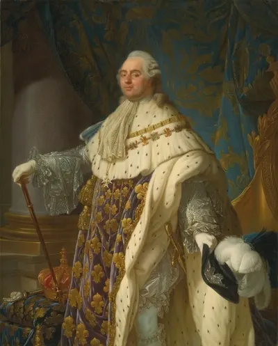 Portrait Of Louis Xvi Of France In Coronation Robes
