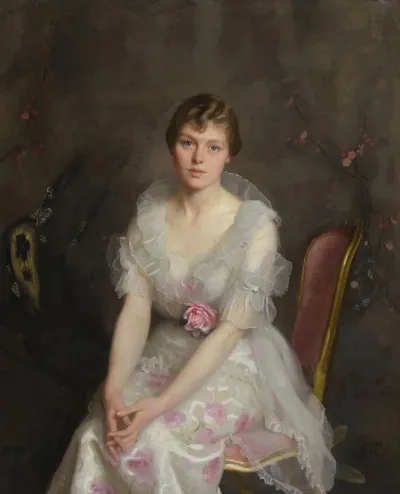 Portrait Of Louise Converse Mrs Junius S Morgan Iii