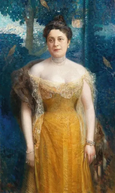 Portrait Of Louise Dobner Von Dobenau