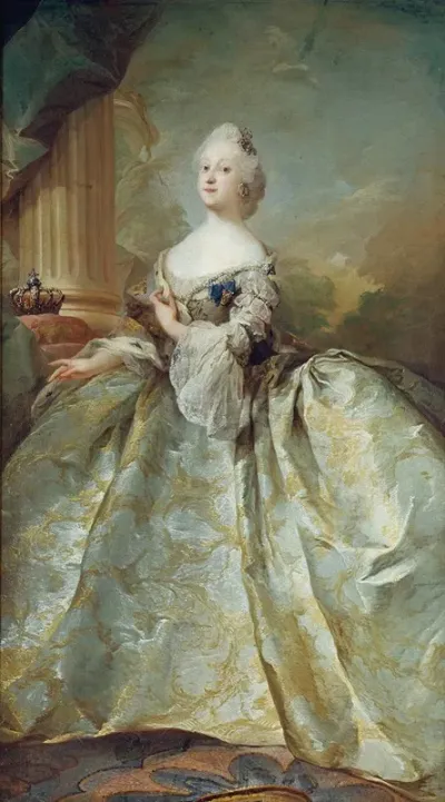 Portrait Of Louise Frederik Vs First Queen