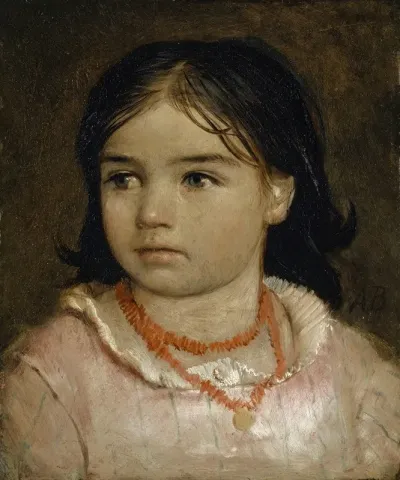 Portrait Of Lucia The Artists Daughter
