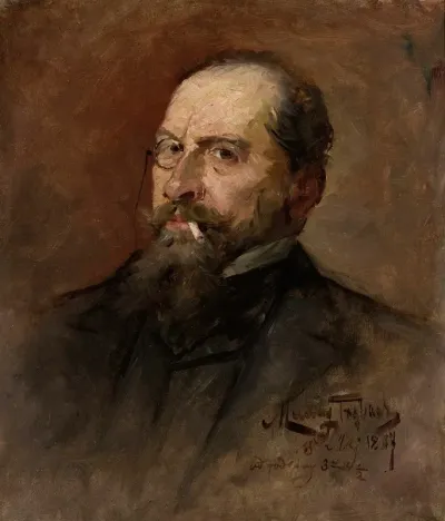 Portrait Of Lucjan Wrotnowski Painter