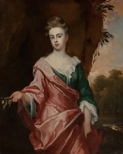 Portrait Of Lucy Sherard Daughter Of The Earl Of Harborough And Wife Of Duke Of Rutland